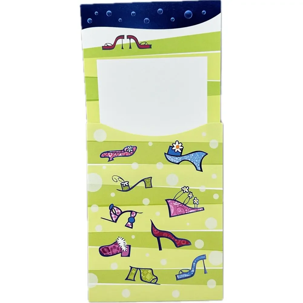 Hallmark 10 Blank Shoe Invitations with Envelopes Decorated Sleeves Instructions
